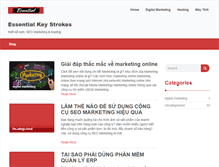 Tablet Screenshot of essentialkeystrokes.com
